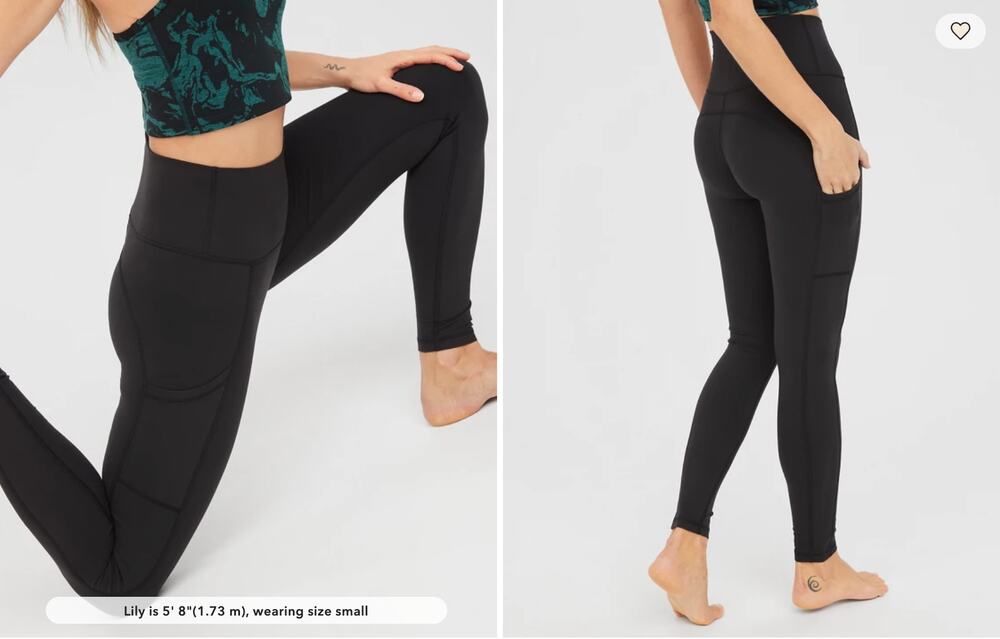 OFFLINE By Aerie The Hugger High Waisted Pocket Legging | Size XS